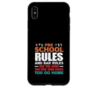 Règles préscolaires Bartender Bar Rules Same Coque pour iPhone XS Max
