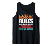 Règles préscolaires Bartender Bar Rules Same Débardeur