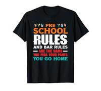 Règles préscolaires Bartender Bar Rules Same T-Shirt