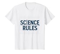 Règles scientifiques : Typographie inspirée du Tableau périodique T-Shirt, Enfant, Blanc, 3 Ans