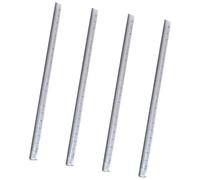 Règles triangulaires professionnelles en acrylique transparent, règles droites triangulaires de 20 cm, dispositif précis, idéal pour dessiner et rédiger une échelle de mesure claire