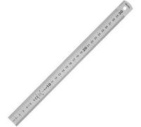 Réglet 2 faces inox semi rigide 30 cm
