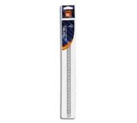 JPC Créations – Réglet inox 500035 – 2 faces mm et 1/2 mm – 30 cm