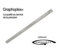 Réglet acier flexible double face ép 0,5mm l 13mm l 30cm - graphoplex