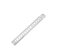 Reglet Règle droite en acier inoxydable, outil de mesure précision double face, échelle métrique, accessoires 15-40 cm(150mm)