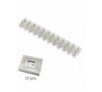 Regleta Ficha Empalme 3 A - 4 mm. Paquete de 10 piezas.