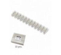 Regleta Ficha Empalme 6 A - 6 mm. Paquete de 10 piezas.