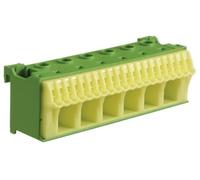Hager Bornier de terre KN26E sans vis 20x4 mm² + 6x25 mm²