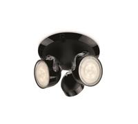 Réglette 3 Spots Led Phillips Dyna Noir