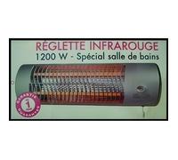 Reglette chauffage rayonnant radiant radiateur - Marque - Modele - Salle de bain - 1200W