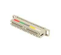Réglette de raccordement LSA 2/10 pour 10DA avec -- code couleur