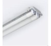 Réglette Étanche 60 cm IP65 avec deux Tubes LED Cristal 9W 140lm/W 6000K Blanc froid