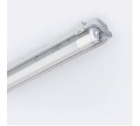 Réglette Étanche 60cm IP65 con Tubo LED Cristal 9W 140lm/W 6000K Blanc froid