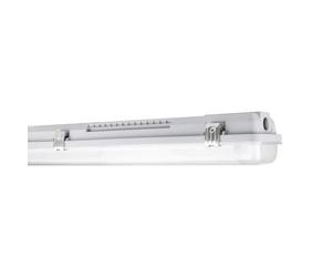 Reglette etanche DP HOUSING 1200 P 2x Lampes LED T8 IP65 polycarbonate 1200 mm L
