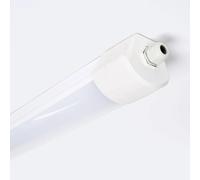 TechBrey Réglette Étanche LED 120cm 36W High Lumen 140lm/W IP66 Raccordable FLEXILITE No Flicker 4000K Blanc neutre Blanc