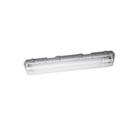Ledvance ESSENTIAL Lampe à 2 ampoules pour pièces humides 14 W 1560 lm Blanc froid 4000 K 651 x 108 x 64 mm pour pièces à forte humidité comme cave, classe de protection IP65