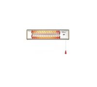 Reglette infrarouge quartz 1200W chauffage mural intérieur et extérieur