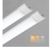 Réglette LED 120 cm - ESTAMPILLE - Lot de 2 - 34W - 3750 lm - 3CCT réglable - Blanc chaud 3000K - Blanc neutre 4000K