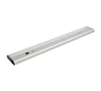 Gefom 411024 Réglette LED Aluminium Extra Plate avec Interrupteur, 12 W, Alu