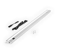 Réglette LED Conero DIM 4000 K extensible avec interrupteur à intensité variable (titane, 40 cm)