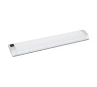 Réglette LED 37 cm avec Interrupteur - Éclairage Cuisine ou Plan de Travail - Finition Silver - Installation Facile