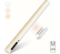 Reglette Led Cuisine Sans Fil, 4000Mah Lampe De Bureau Rechargeable Usb, Lumiere Magnétique Avec Télécommande, Eclairage Murale Pour Placard, Tableau, Miroir, Armoire, Bibliothèque