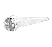 Réglette LED étanche claire (60cm 2700lm 4000K) - Blanc - Voltman