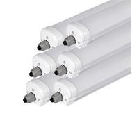 Réglette LED étanche IP65 18W 2160lm 6500K éclairage garage atelier entrepôt lot de 6 V-TAC