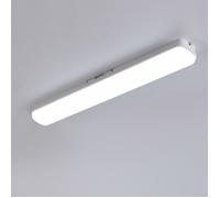 Réglette LED étanche linéaire raccordable 60 cm 30 W IP65, lumière blanche froide 6000 K, pour garage, sous-sol et extérieurs