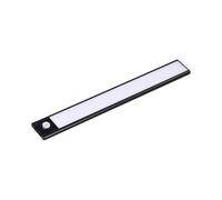 Réglette LED Rechargeable USB 40cm 2W Noire avec Détecteur de mouvement - Blanc Neutre 4000K - 5500K - SILAMP