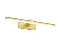 reglette LED Salle de bai Miroir de Salle de Bain lumière Simple doré créatif LED Miroir Avant lumière américaine Maison Salle de Bain Baignoire Anti-buée(Color:Warm Light,Size:81cm)