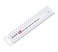 Prym Mini règle 610731 – en plastique blanc 11,5×4,0×0,1 cm