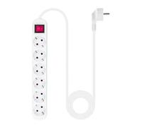 Réglette NANOCABLE Regleta de enchufes de 6 tomas con interruptor, 1.4 metros