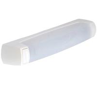 Réglette salle de bain EO S19 sans source lumineuse SSL avec interrupteur blanc LEBENOID 055213