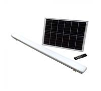 Réglette Solaire LED 120cm 18W IP65 CCT (Panneau Solaire + Télécommande Inclus) - 3000K/4000K/6500K - SILAMP