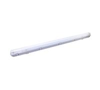 Réglette tube LED, Plastique, 18 W, Gris