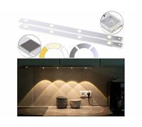 Réglettes LED - Lunartec - 140 lm - Sans fil - Détecteur de mouvement - Rechargeable USB