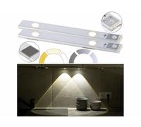 Réglettes LED - Lunartec - 2 pièces - 70 lm - Détecteur de mouvement - Rechargeable USB