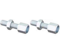 Régleur De Tireur/Vis De Réglage M8 Différents Modèles Vespa (par Exemple Frein Arrière) (Lot de 2)