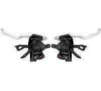 Sunrace Stm406 R7/l3 Brake Lever Set With Shifter Noir 7s Black