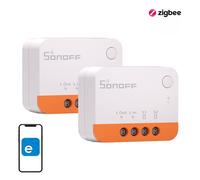 Réglez 2x Smart Zigbee 3.0 Switch sans fil neutre à 1 canal Ewelink