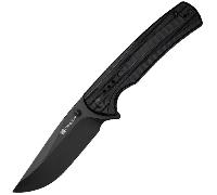 Regnator Manche G10 Noir Lame Noire 9Cr18MoV Liner Lock