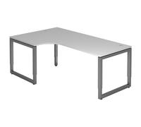 REGO 82 G | Bureau - 200 x 120 réglable en hauteur Gris/Graphite