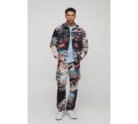 Regular Renaissance Tapestry Long Sleeve Overshirt homme - multicolore - L, multicolore