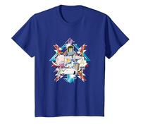 Regular Show Metallic Group Art T-Shirt, Enfant, Bleu Royal, 3 Ans