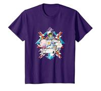Regular Show Metallic Group Art T-Shirt, Enfant, Violet, 6 Ans