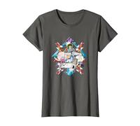 Regular Show Metallic Group Art T-Shirt, Femme, Asphalte, M