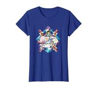 Regular Show Metallic Group Art T-Shirt, Femme, Bleu Royal, 3XL