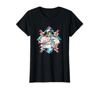Regular Show Metallic Group Art T-Shirt, Femme, Noir, XS
