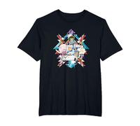 Regular Show Metallic Group Art T-Shirt, Homme Grandes Tailles, Noir, 2X Tall